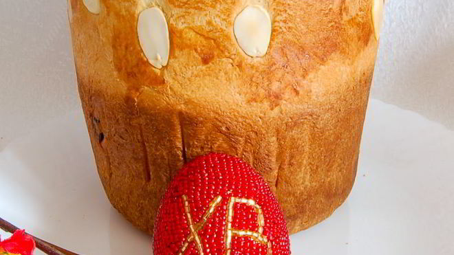 Рецепт Кулич с миндальными орехами