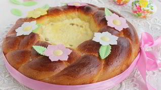 Рецепт Кулич с творожной начинкой