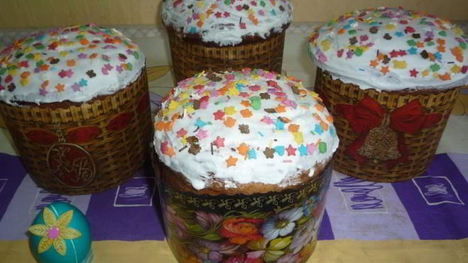 Рецепт Кулич сдобный пасхальный с изюмом