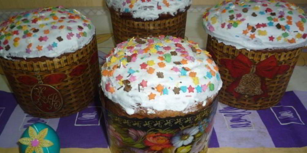 Как приготовить кулич сдобный пасхальный с изюмом