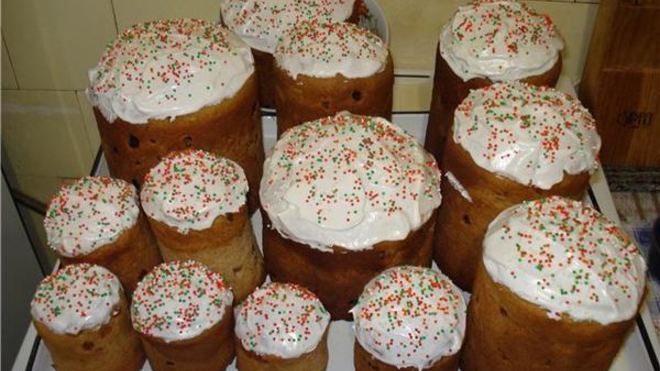 Рецепт Куличи пасхальные, с изюмом, классические