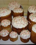 Куличи пасхальные, с изюмом, классические