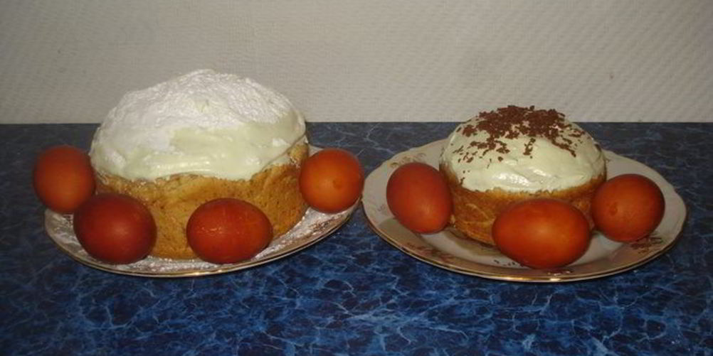 Рецепт куличи с цукатами и изюмом