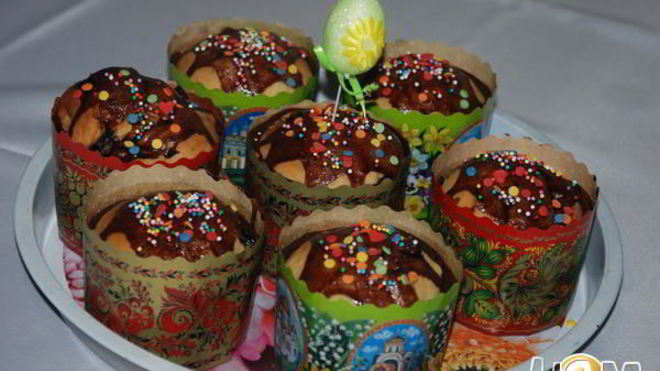 Рецепт Куличики из александрийского теста