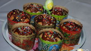 Рецепт Куличики из александрийского теста