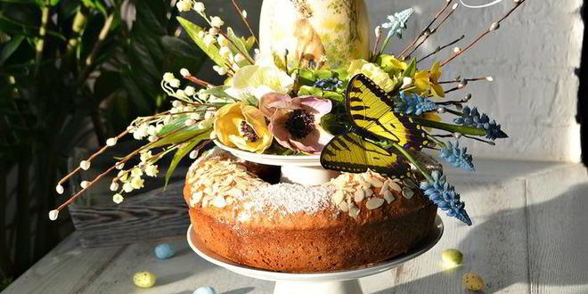 Рецепт миндальный пасхальный кулич