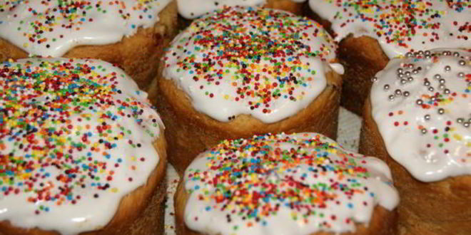 Рецепт монастырский кулич с миндалем