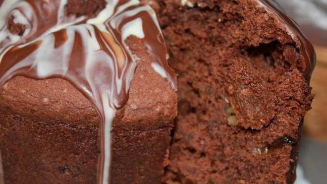 Рецепт Мраморный кулич с кофейной глазурью