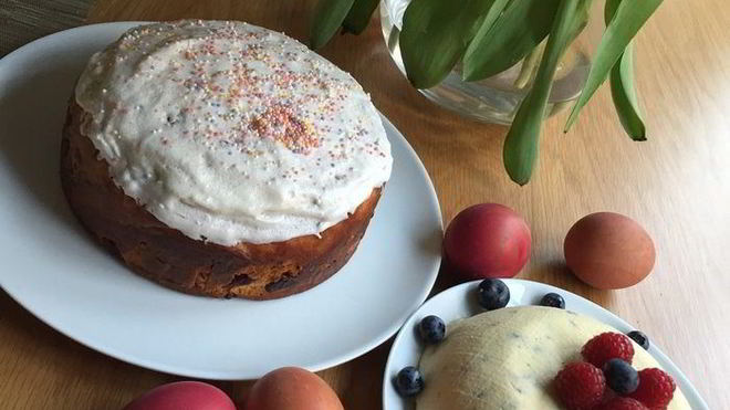 Рецепт Пасха на молоке и сметане