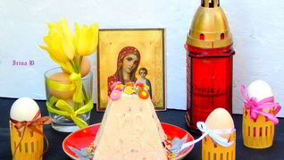 Рецепт Пасха с вяленой клюквой и цукатами