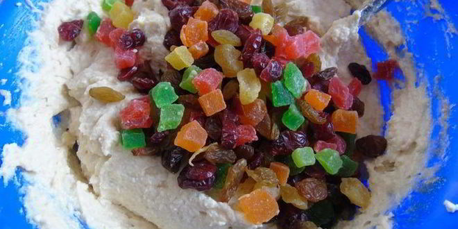 Рецепт пасха с вяленой клюквой и цукатами