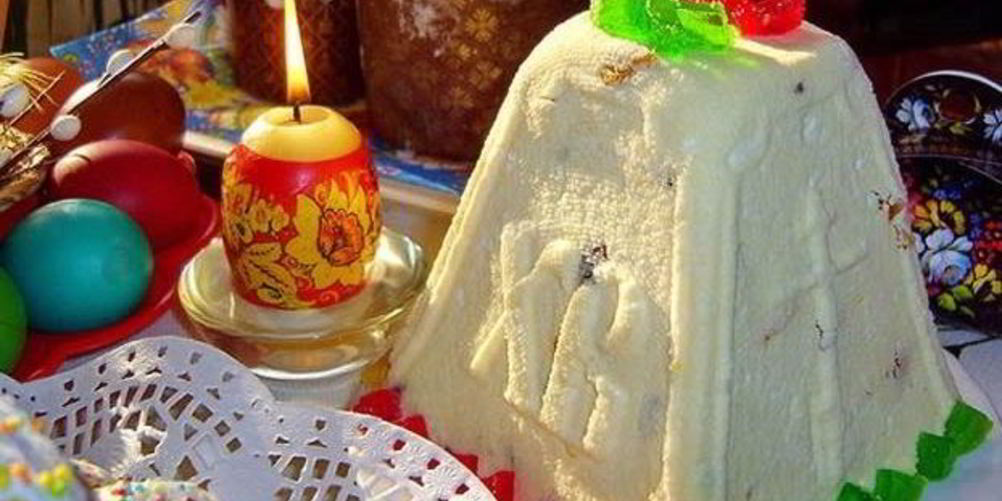 Рецепт творожная пасха с заварным кремом