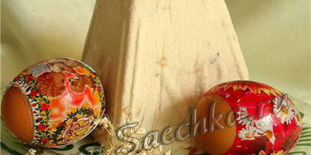 Рецепт шоколадная пасха