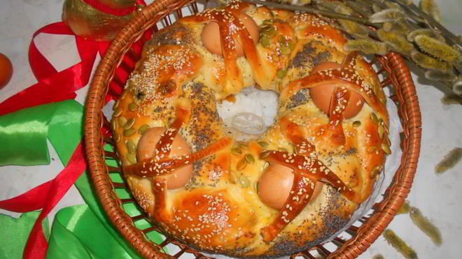 Рецепт Пасхальная коса