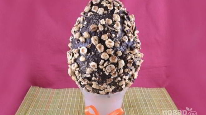 Рецепт Пасхальное шоколадное яйцо