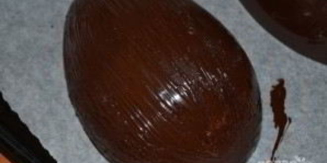 Рецепт пасхальное шоколадное яйцо