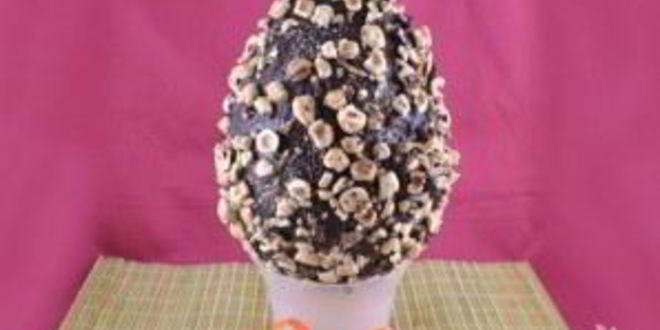 Рецепт пасхальное шоколадное яйцо