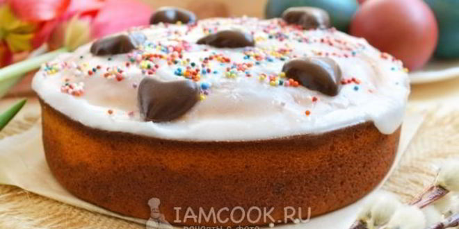 Рецепт пасхальный бисквит