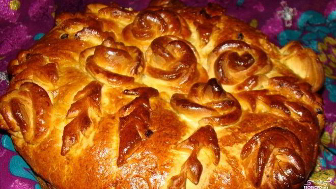 Рецепт Пасхальный каравай