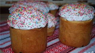 Рецепт Пасхальный кулич без дрожжей