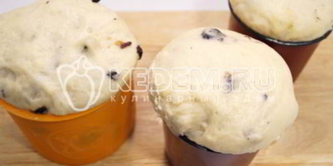 Рецепт пасхальный кулич с изюмом