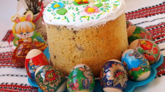 Рецепт Пасхальные куличи на топленом молоке