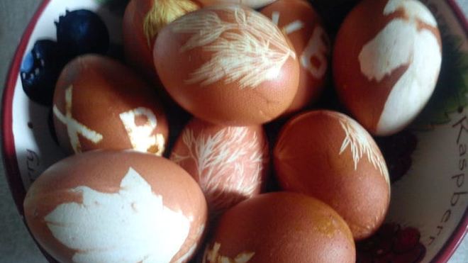 Рецепт Пасхальные яички