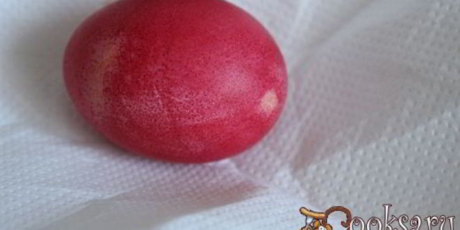 Рецепт пасхальные яйца, три способа окрашивания