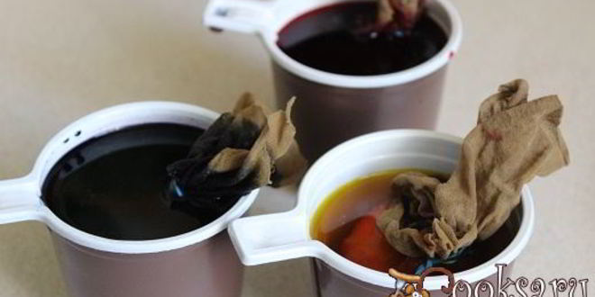 Рецепт пасхальные яйца