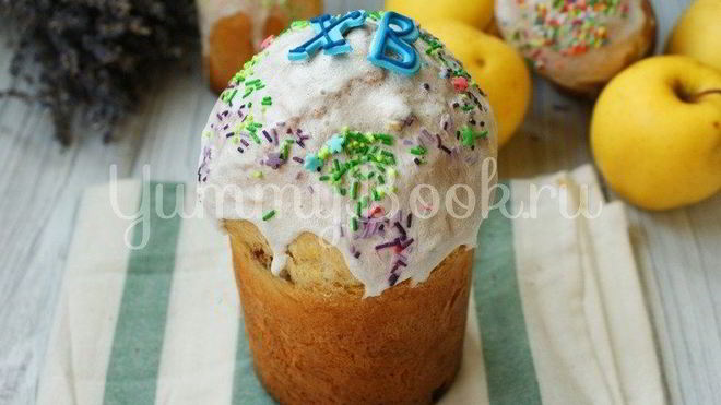 Рецепт Простой пасхальный кулич