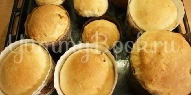 Рецепт простой пасхальный кулич