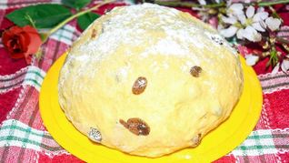 Рецепт Тесто для кулича на сухих дрожжах