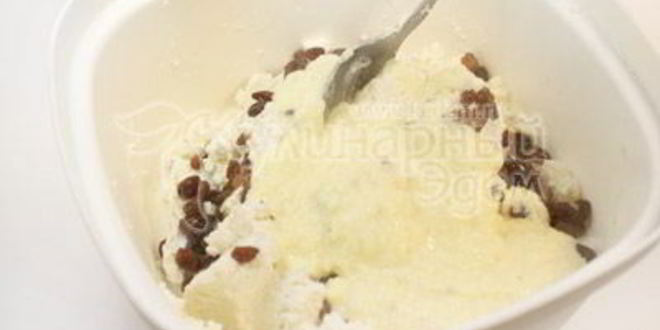 Рецепт творожная пасха с изюмом