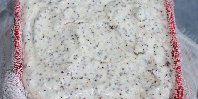 Рецепт творожная пасха с маком