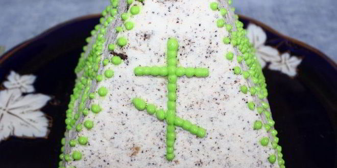 Рецепт творожная пасха с маком