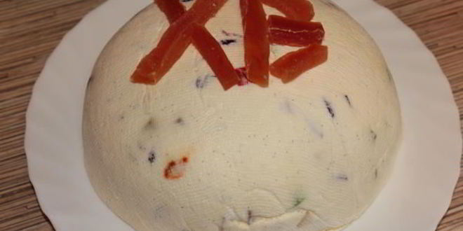 Рецепт ванильная пасха с цукатами