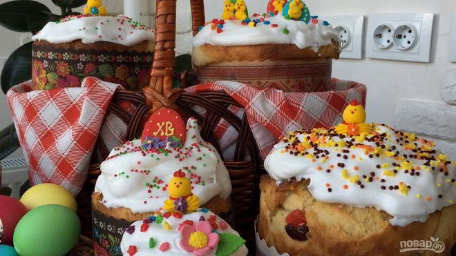 Рецепт Вкусный пасхальный кулич с цедрой и цукатами