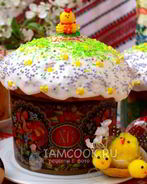 Заварной кулич