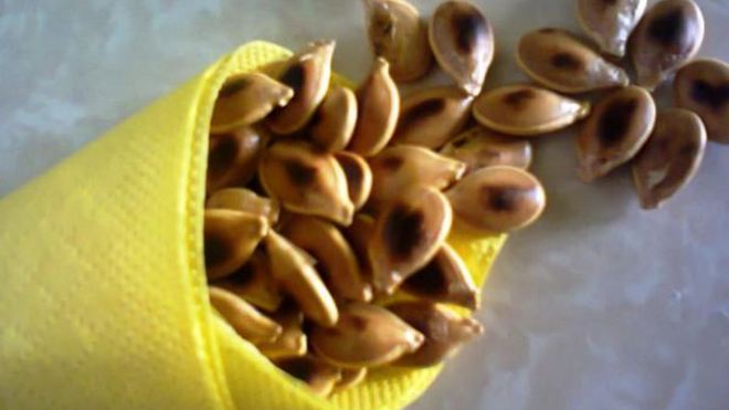 Рецепт Поджаренные тыквенные семечки