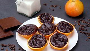 Рецепт Пудинг в апельсиновой кожуре