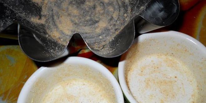 Рецепт рыбный пудинг со шпинатом под соусом