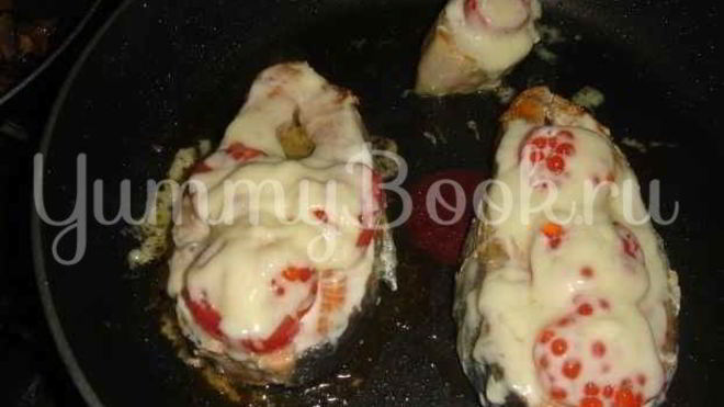 Рецепт Семга жареная и десерт