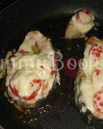 Семга жареная и десерт