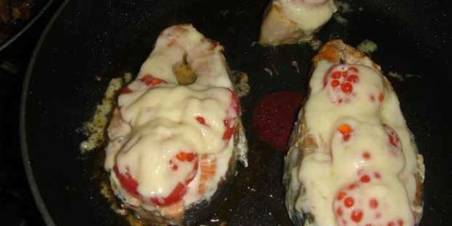 Рецепт семга жареная и десерт