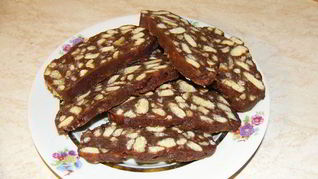 Рецепт Шоколадная колбаска