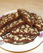 Шоколадная колбаска