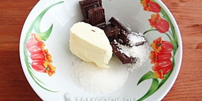 Рецепт шоколадна-грушевого десерт