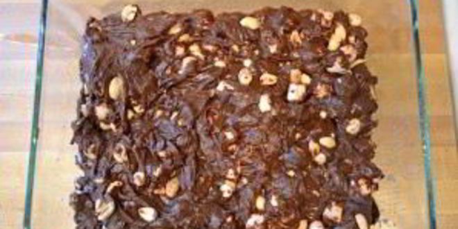 Рецепт шоколадные батончики с орехами