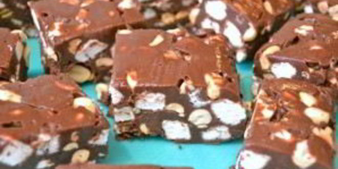 Рецепт шоколадные батончики с орехами