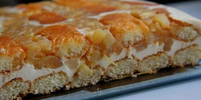 Рецепт сливочный десерт с фруктами